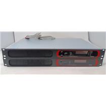 Lot of 2 Biamp Systems Tesira FORTE AVB VT4 Digital Audio Servers W / Connectors