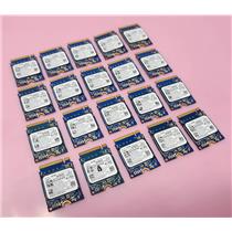 Lot Of 20 - Toshiba KBG40ZNS128G 128GB SSD PCI Express NVMe 3.0 x4 M.2 2230