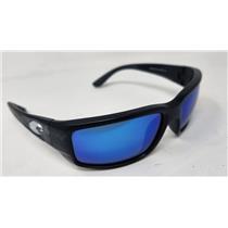 Costa Del Mar 06S9006-3759 Fantail Black Frame W/ Blue Mirror Lens Sunglasses