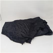 Genuine Dior Black Silk & Wool Fringe 54 x 54 Shawl / Scarf - SEE PHOTOS