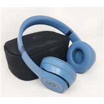 Beats A3140 Solo 4 Blue Wireless Bluetooth On The Ear Headphones W/ Case