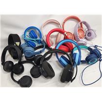 Lot Of Wired & Wireless Headphones Lot # 4 - VARIOUS BRANDS & MODELS - SEE DESC
