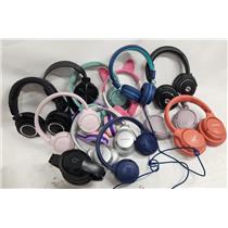 Lot Of Wired & Wireless Headphones Lot # 5 - VARIOUS BRANDS & MODELS - SEE DESC