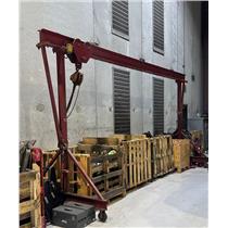 Unbranded Industrial Heavy-Duty Rolling Gantry Crane / Hoist - PICKUP ONLY
