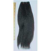 Yak hair weft Black  theatrical wig making 12-14 "x130" 26850 FP