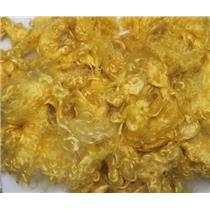 yellow golden HM 0.25% Mohair curls 5.1 oz  fine adult 3-5" 26854