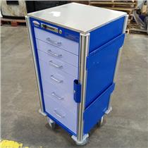 Armstrong Medical 6-Drawer Aluminum A-Smart Cart System - PICKUP ONLY