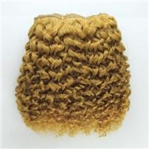 Ginger gold #17 bebe curl tight curl  mohair weft coarse 6- 8" x 50" 25833 QP