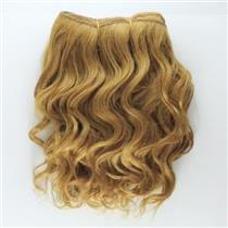 Ginger gold #17 wavy mohair weft coarse 6-8" x100" 25829 HP