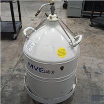 MVE Lab 30 Cryogenic 30L Liquid Nitrogen Vessel w/ Rolling Dolly - PICKUP ONLY