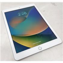 Apple iPad A1822 9.7" 5th Gen 128GB iOS 16.7.16 Wi-Fi Only White / Silver Tablet