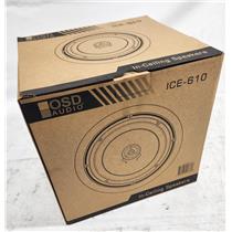 NEW OPEN BOX - OSD Audio ICE-610 6.5" Flush Mount 2-Way In-Ceiling Speaker Pair