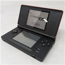 Nintendo DS Lite Handheld Game Console USG-001 - Red w/ Brain Age Game - WORKING