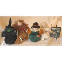 4 Wizard of Oz Autumn Medley Table Accent Figures