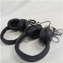 Lot of 2 Sony Noise Cancelling NFC Wireless Headphones - MDR-1000ABN & WH-XB900N