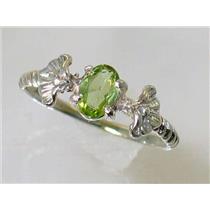 SR192, Peridot, 925 Sterling Silver Ring