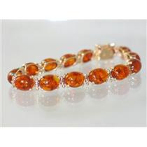 B003C, Amber Gold Bracelet