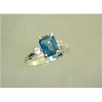 SR171, Neptune Garden Topaz, 925 Sterling Silver Ring