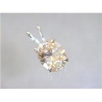 925 Sterling Silver Pendant, Champagne CZ, SP002
