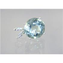 SP089, Green Amethyst 925 Sterling Silver Pendant