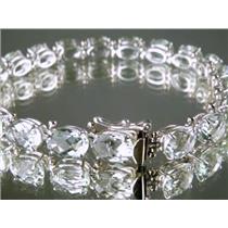 SB002, Green Amethyst, 925 Sterling Silver Bracelet