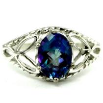 SR137, Neptune Garden Topaz, 925 Sterling Silver Ring