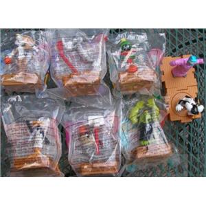 McDonalds 1996 Space Jam Complete Set of 8 Toys