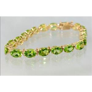 B002, Peridot Gold Bracelet