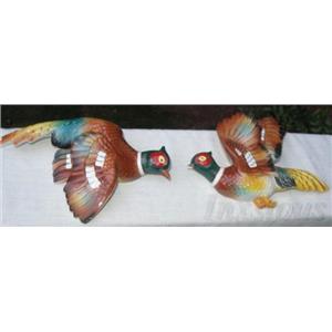 2 Pheasant Wall Pockets * Japan