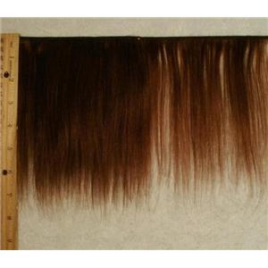 mohair weft Deep brown 8  straight 7-8" x140" 24718 FP
