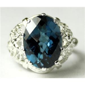 SR260, London Blue Topaz 925 Sterling Silver Ring