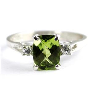 SR171, Peridot, 925 Sterling Silver Ring