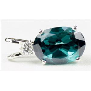 925 Sterling Silver Pendant, Paraiba Topaz, SP019