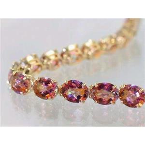 B003, Twilight Fire Topaz Gold Bracelet