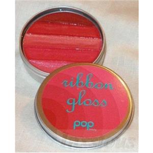Pop Beauty Red Ribbon 5 Lip Gloss lipgloss Tin Sealed