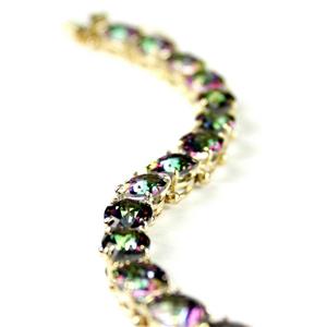 B002, Mystic Fire Topaz Gold Bracelet