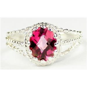 Pure Pink Topaz, 925 Sterling Silver Ring, SR070