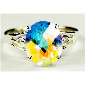 SR139, Mercury Mist Topaz, 925 Sterling Silver Ring