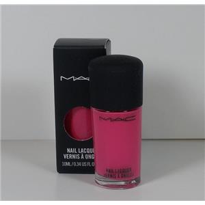MAC Nail Lacquer Polish Steamy (Hot Pink) Boxed