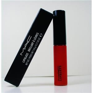 MAC Lipglass Lip Gloss - Russian Red Boxed ( Intense Red ) full size 0.17oz
