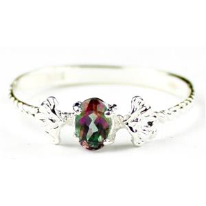 SR192, Mystic Fire Topaz, 925 Sterling Silver Ring