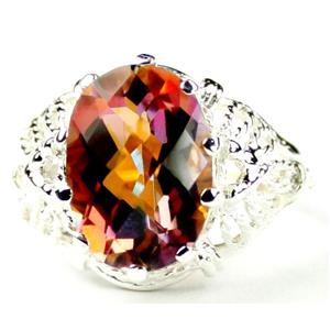 SR260, Twilight Fire Topaz, 925 Sterling Silver Ring
