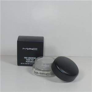MAC Pro Longwear Paint Pot Eye Shadow Chrome Angel (Platinum Silver) Boxed