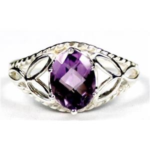 SR137, Amethyst, 925 Sterling Silver Ring