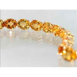 B003, Citrine, Gold Bracelet
