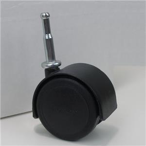 Shepherd Pacer 50mm Black Die-Cast Twin Wheel Grip Neck Swivel Caster 97769