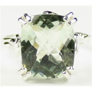 SR188, Green Amethyst, 925 Sterling Silver Ring