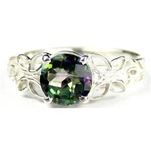 SR292, Mystic Fire Topaz, 925 Sterling Silver Ring