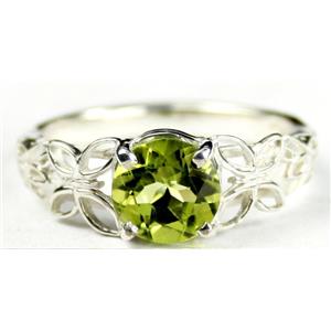 SR292, Manchurian Peridot, 925 Sterling Silver Ring