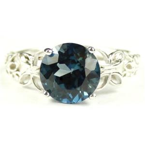SR292, Paraiba Topaz, 925 Sterling Silver Ring